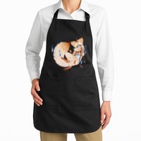 Mischievous Fox Teakitsune Yokai Kitsune Apron