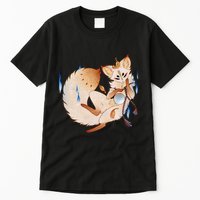 Mischievous Fox Teakitsune Yokai Kitsune Tall T-Shirt