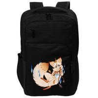 Mischievous Fox Teakitsune Yokai Kitsune Impact Tech Backpack