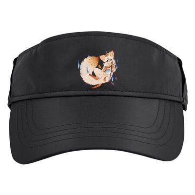 Mischievous Fox Teakitsune Yokai Kitsune Adult Drive Performance Visor