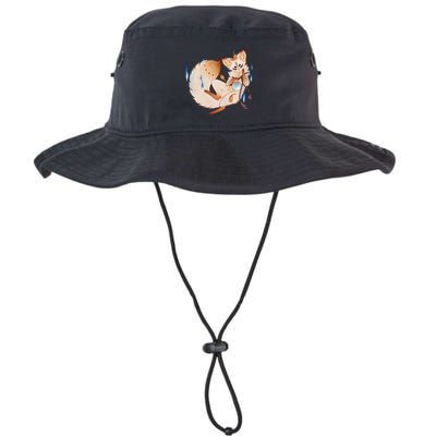 Mischievous Fox Teakitsune Yokai Kitsune Bucket Hat