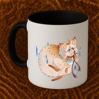 Mischievous Fox Teakitsune Yokai Kitsune Mug