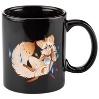 Mischievous Fox Teakitsune Yokai Kitsune 11oz C Handle Ceramic Mug