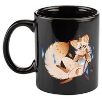 Mischievous Fox Teakitsune Yokai Kitsune 11oz C Handle Ceramic Mug