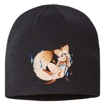 Mischievous Fox Teakitsune Yokai Kitsune Sustainable Beanie