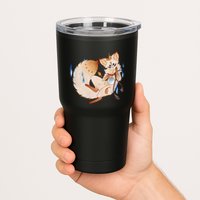 Mischievous Fox Teakitsune Yokai Kitsune Tumbler