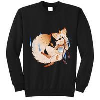 Mischievous Fox Teakitsune Yokai Kitsune Tall Sweatshirt