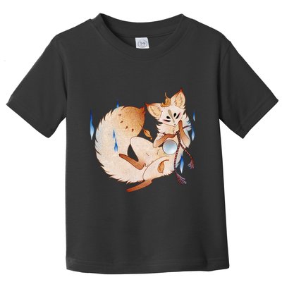 Mischievous Fox Teakitsune Yokai Kitsune Toddler T-Shirt