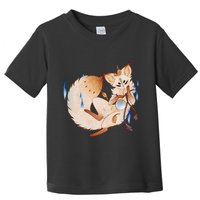 Mischievous Fox Teakitsune Yokai Kitsune Toddler T-Shirt
