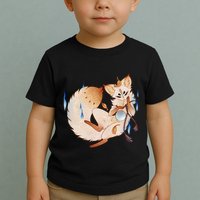 Mischievous Fox Teakitsune Yokai Kitsune Toddler T-Shirt