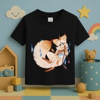 Mischievous Fox Teakitsune Yokai Kitsune Toddler T-Shirt