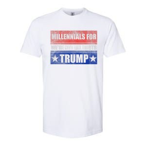 Millennials For Trump We Are Not All Idiots Softstyle CVC T-Shirt