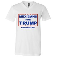 Mexicans For Trump 2024 Keeping America Great V-Neck T-Shirt