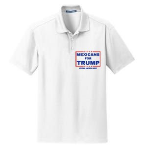 Mexicans For Trump 2024 Keeping America Great Dry Zone Grid Polo