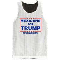 Mexicans For Trump 2024 Keeping America Great Mesh Reversible Basketball Jersey Tank