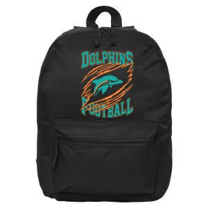 Miami Football Team Gift For Miami Fan 16 in Basic Backpack