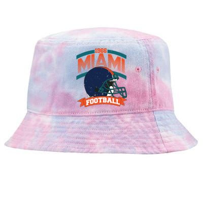 Miami Football Team Supporter Tie-Dyed Bucket Hat