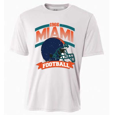 Miami Football Team Supporter Cooling Performance Crew T-Shirt