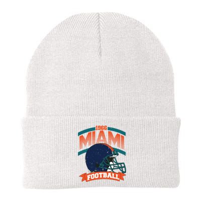 Miami Football Team Supporter Knit Cap Winter Beanie