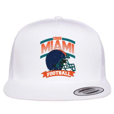 Miami Football Team Supporter Flat Bill Trucker Hat