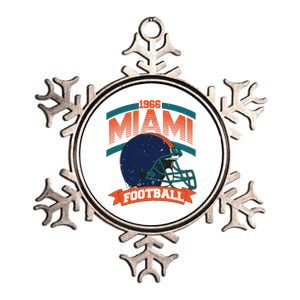 Miami Football Team Supporter Metallic Star Ornament