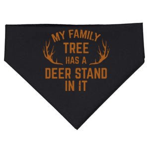 My Family Tree Has A Deer Stand In It Hunting USA-Made Doggie Bandana