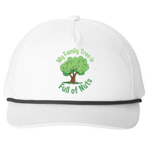 My Family Tree Is Full Of Nuts Reunion Crazy Families Gift Snapback Five-Panel Rope Hat