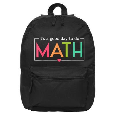 Math For Teachers Its A Good Day To Do Math Test Day Testing Math Teachers 16 in Basic Backpack