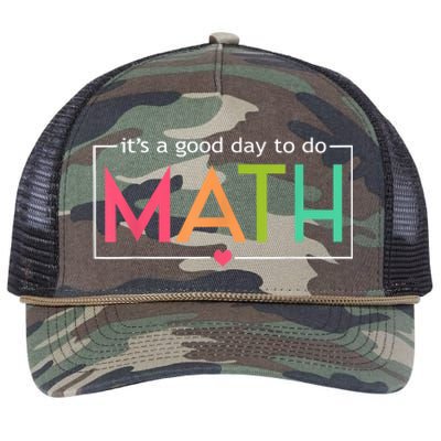 Math For Teachers Its A Good Day To Do Math Test Day Testing Math Teachers Retro Rope Trucker Hat Cap