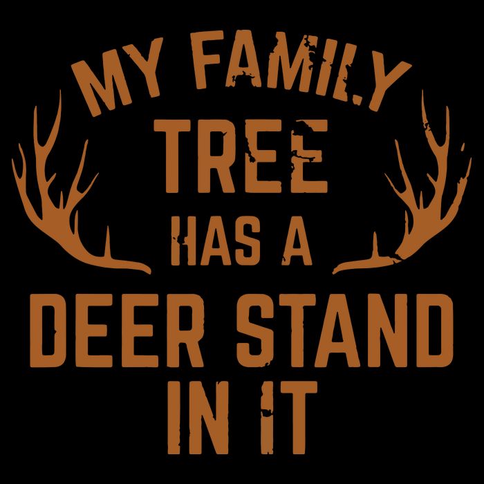 My Family Tree Has A Deer Stand In It Hunting Backpack