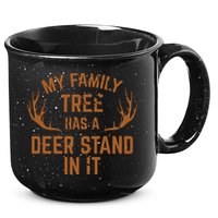 My Family Tree Has A Deer Stand In It Hunting 15oz Campfire Ceramic Mug