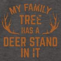 My Family Tree Has A Deer Stand In It Hunting Vector Backpack