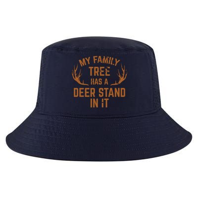 My Family Tree Has A Deer Stand In It Hunting Cool Comfort Performance Bucket Hat