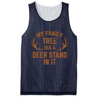 My Family Tree Has A Deer Stand In It Hunting Mesh Reversible Basketball Jersey Tank