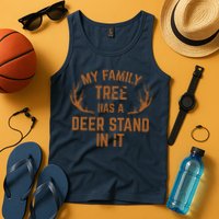 My Family Tree Has A Deer Stand In It Hunting Tank Top