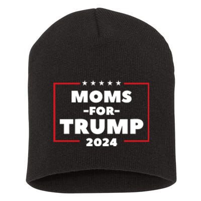 Moms For Trump 2024 Short Acrylic Beanie