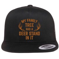 My Family Tree Has A Deer Stand In It Hunting Flatbill Hat