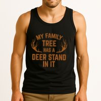 My Family Tree Has A Deer Stand In It Hunting Tank Top