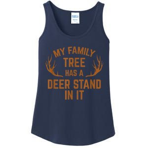 My Family Tree Has A Deer Stand In It Hunting Ladies Essential Tank