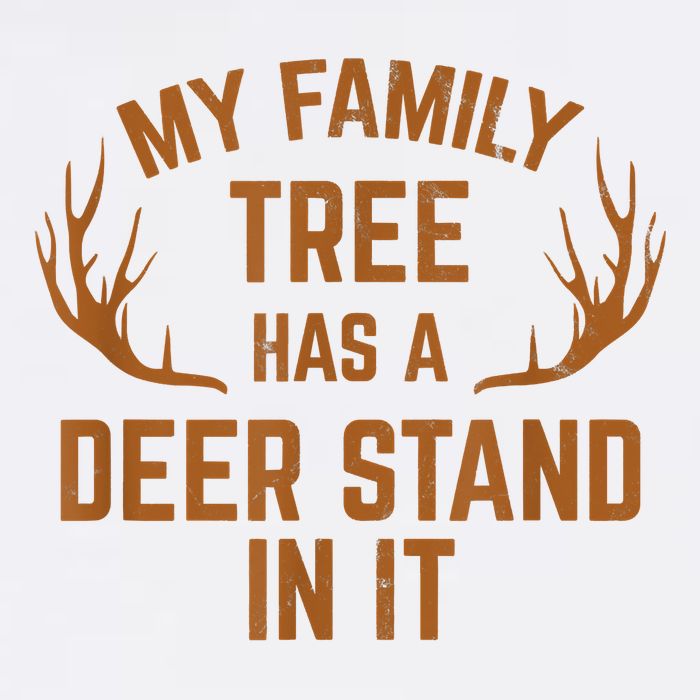 My Family Tree Has A Deer Stand In It Hunting Garment-Dyed Sweatshirt
