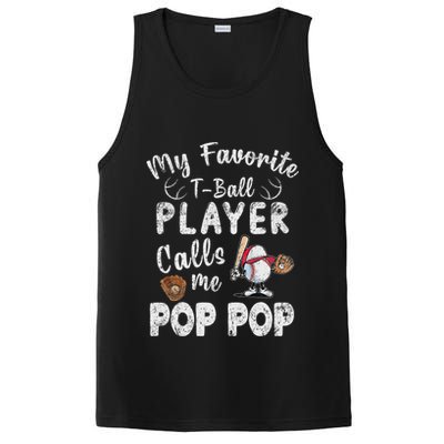 My Favorite T Ball Player Calls Me Pop Pop PosiCharge Competitor Tank
