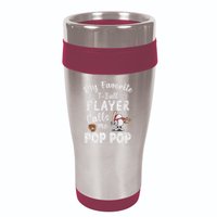 My Favorite T Ball Player Calls Me Pop Pop 16oz Travel Tumbler