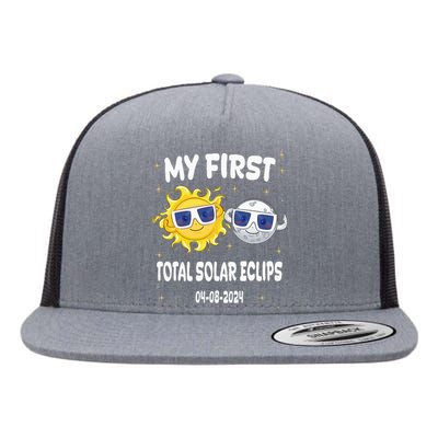 My First Total Solar Eclipse Flat Bill Trucker Hat