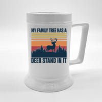 My Family Tree Has A Deer Stand In It Vintage Deer Hunting Premium Beer Stein