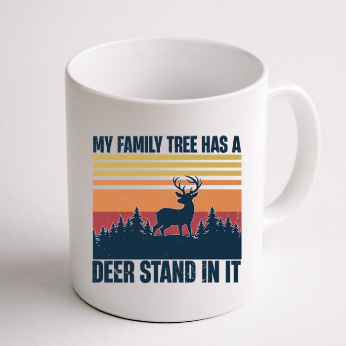 My Family Tree Has A Deer Stand In It Vintage Deer Hunting Premium Coffee Mug