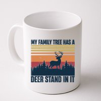 My Family Tree Has A Deer Stand In It Vintage Deer Hunting Premium Coffee Mug