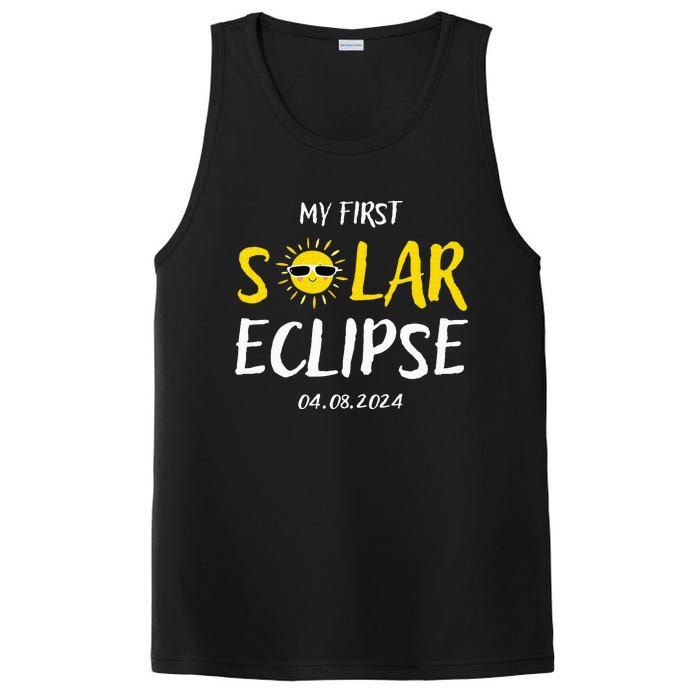 My First Total Solar Eclipse April 8th PosiCharge Competitor Tank