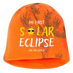 My First Total Solar Eclipse April 8th Kati - Camo Knit Beanie