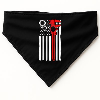 Machinist Flag Tools Cnc Machine Operator Machining USA-Made Doggie Bandana