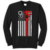 Machinist Flag Tools Cnc Machine Operator Machining Sweatshirt